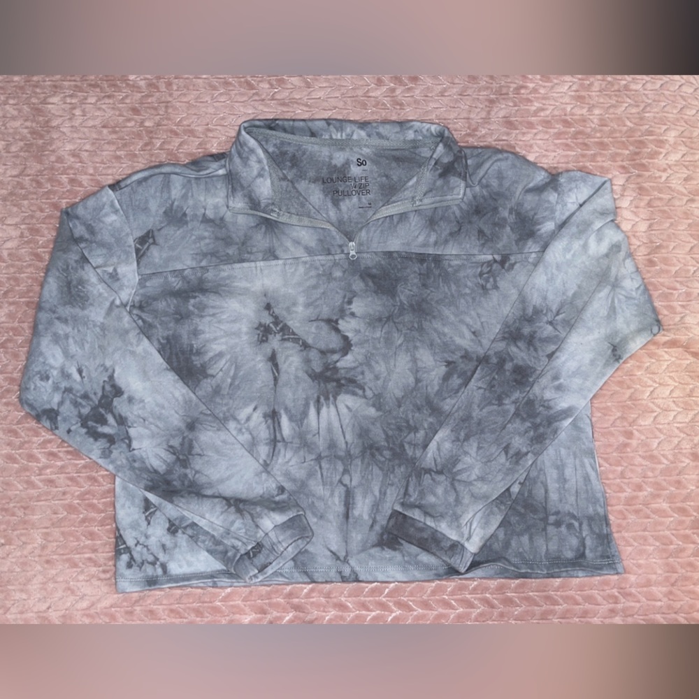 Quarter zip marble long sleeve
